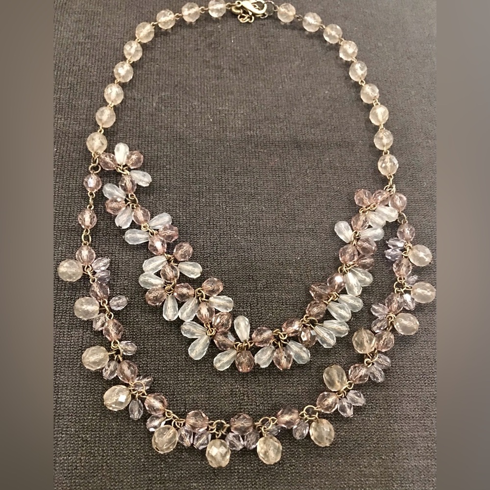 Women Two Layered Beaded Necklace